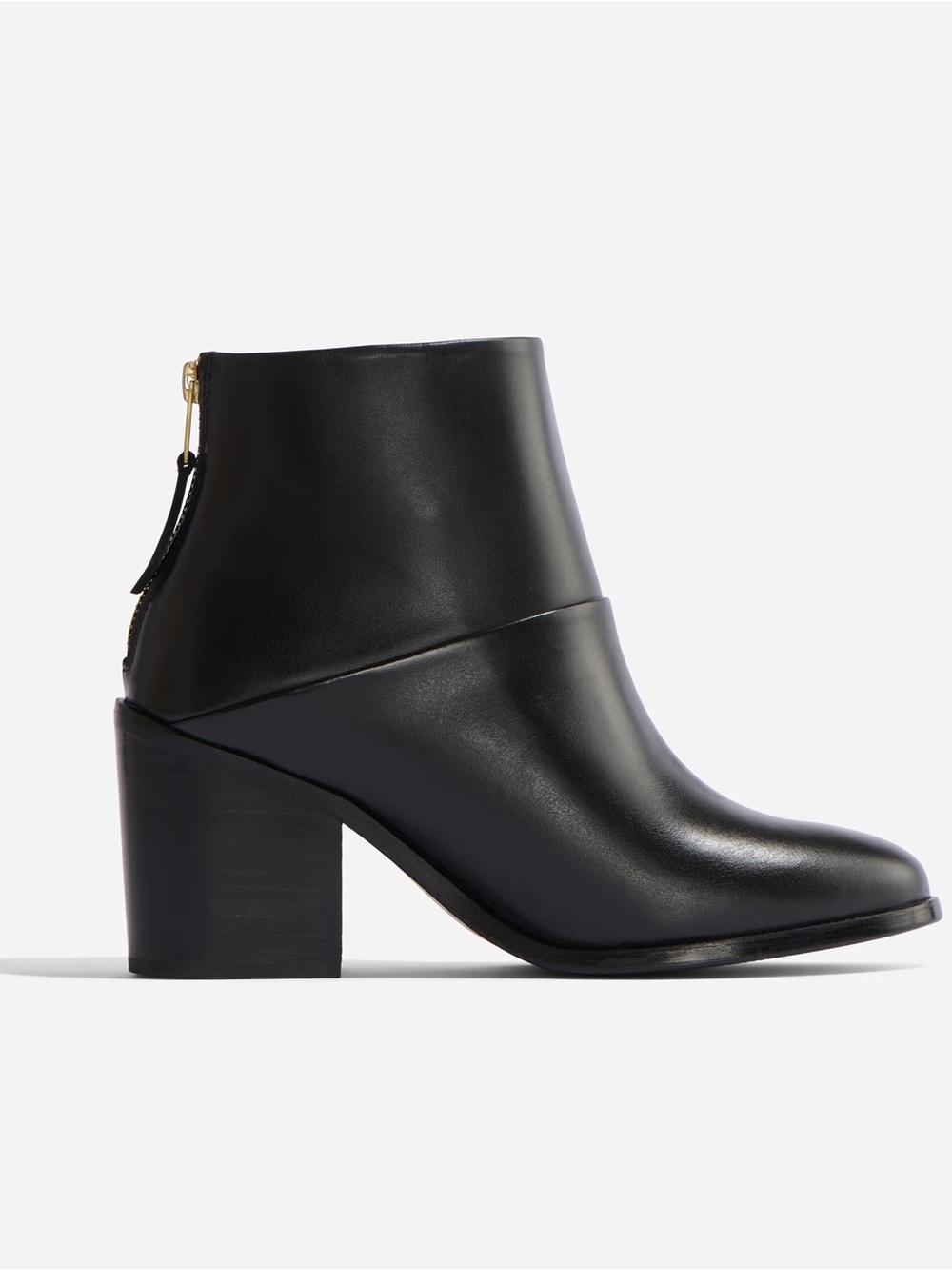 NWT Nisolo Dari Boot 2.0 Black Leather Block Heel Ankle Boots - Picture 7 of 10